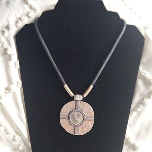 Boho Tribal Statement Pendant Necklace